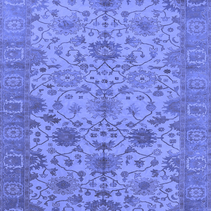 Oriental Blue Traditional Rug, urb1425blu
