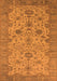 Oriental Orange Traditional Rug, urb1425org