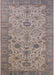 Mid-Century Modern Mauve Taupe Purple Oriental Rug, urb1425