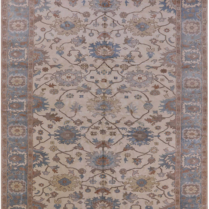 Mid-Century Modern Mauve Taupe Purple Oriental Rug, urb1425