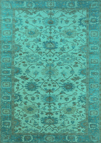 Oriental Turquoise Traditional Rug, urb1425turq