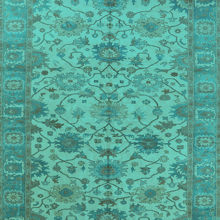 Oriental Turquoise Traditional Rug, urb1425turq