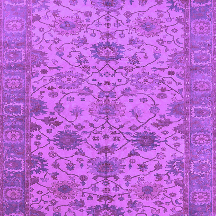 Machine Washable Oriental Purple Traditional Area Rugs, wshurb1425pur