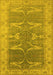 Oriental Yellow Traditional Rug, urb1426yw