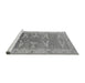 Sideview of Machine Washable Oriental Gray Traditional Rug, wshurb1426gry