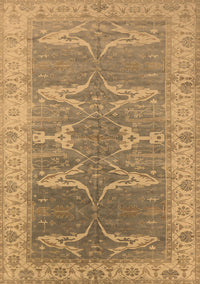 Oriental Brown Traditional Rug, urb1426brn