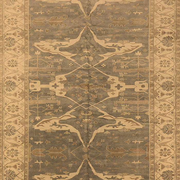 Oriental Brown Traditional Rug, urb1426brn