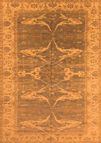 Oriental Orange Traditional Rug, urb1426org