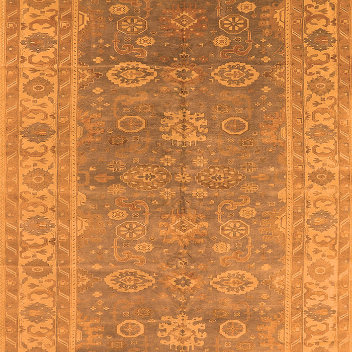Oriental Orange Traditional Rug, urb1427org