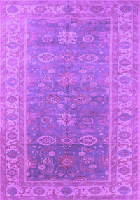 Oriental Purple Traditional Rug, urb1427pur