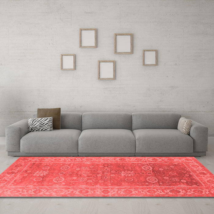 Traditional Red Washable Rugs