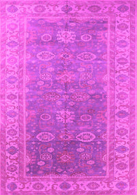 Oriental Pink Traditional Rug, urb1427pnk