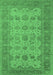 Oriental Emerald Green Traditional Rug, urb1428emgrn