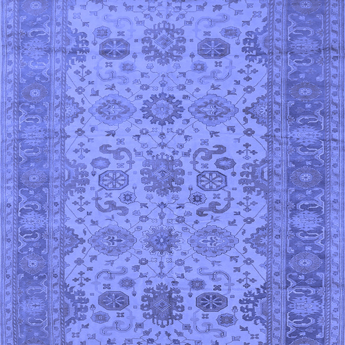 Oriental Blue Traditional Rug, urb1428blu
