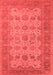 Oriental Red Traditional Area Rugs