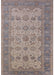 Machine Washable Industrial Modern Khaki Rose Pink Rug, wshurb1428