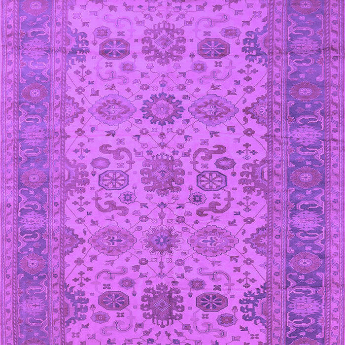 Machine Washable Oriental Purple Traditional Area Rugs, wshurb1428pur