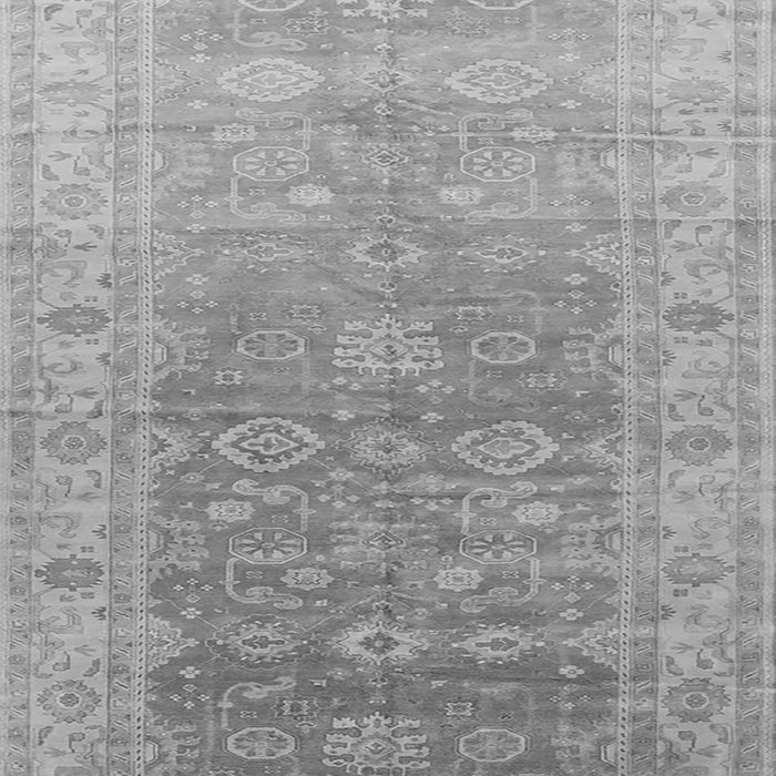Machine Washable Oriental Gray Traditional Rug, wshurb1429gry
