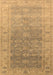 Oriental Brown Traditional Rug, urb1429brn