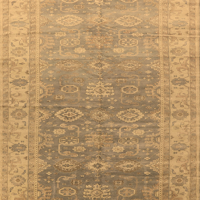 Machine Washable Oriental Brown Traditional Rug, wshurb1429brn