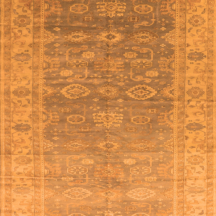Oriental Orange Traditional Rug, urb1429org