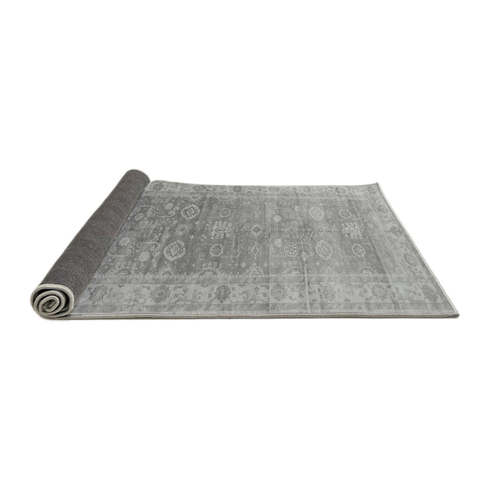 Sideview of Oriental Gray Traditional Rug, urb1429gry