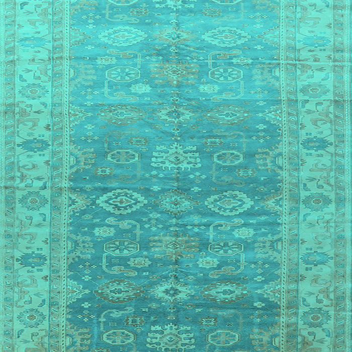 Oriental Turquoise Traditional Rug, urb1429turq