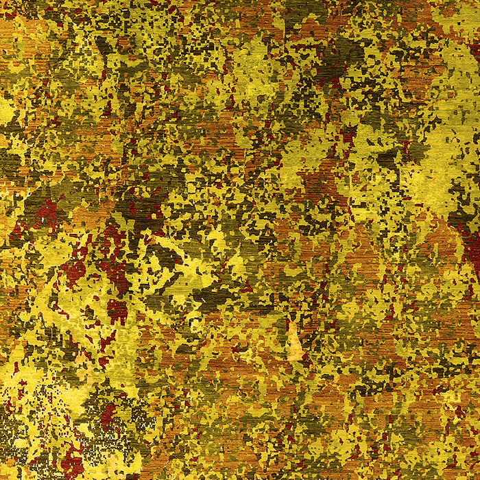 Oriental Yellow Industrial Rug, urb1430yw