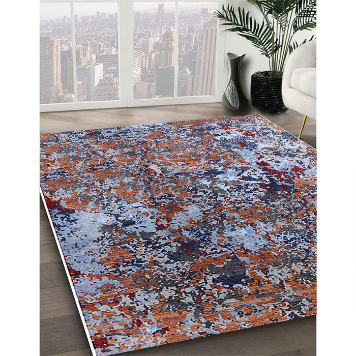 Machine Washable Industrial Modern Velvet Maroon Purple Rug in a Family Room, wshurb1430
