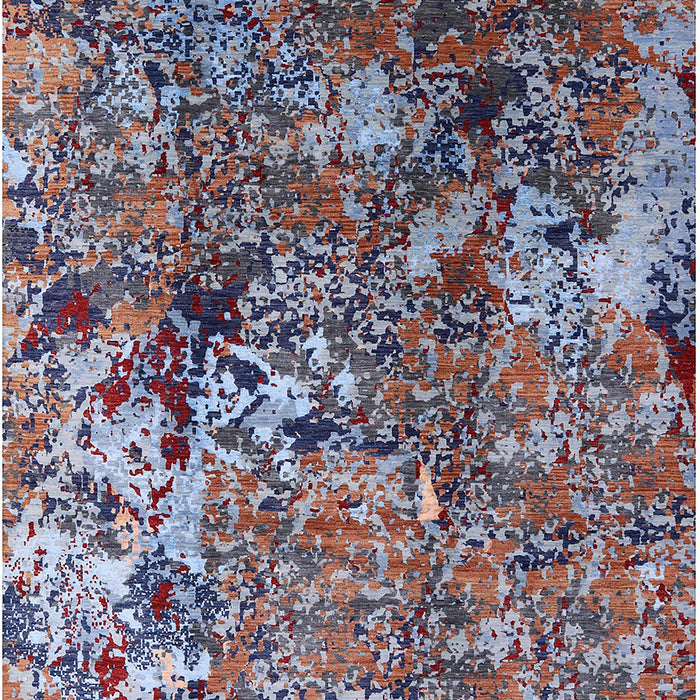 Machine Washable Industrial Modern Velvet Maroon Purple Rug, wshurb1430