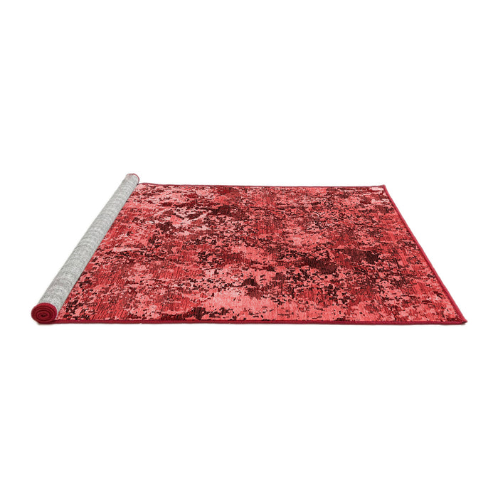 Industrial Red Washable Rugs