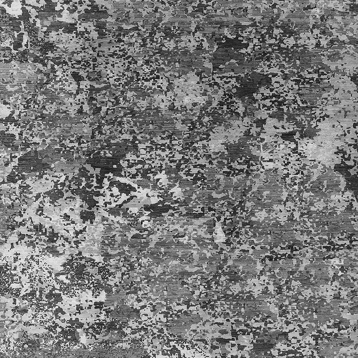 Square Machine Washable Oriental Gray Industrial Rug, wshurb1430gry