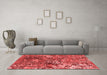 Industrial Red Washable Rugs