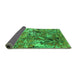 Sideview of Oriental Green Industrial Rug, urb1430grn