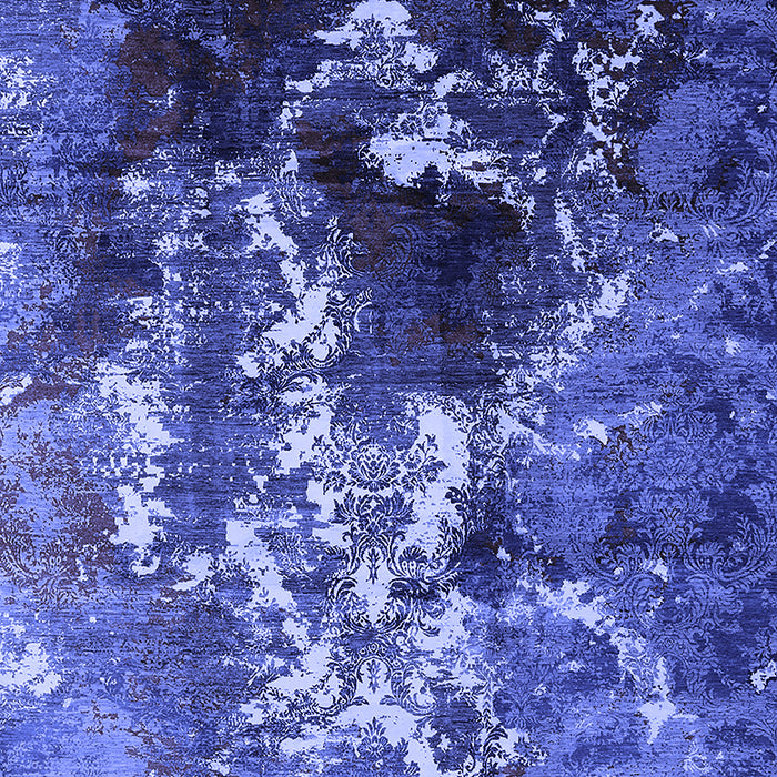 Oriental Blue Industrial Rug, urb1431blu