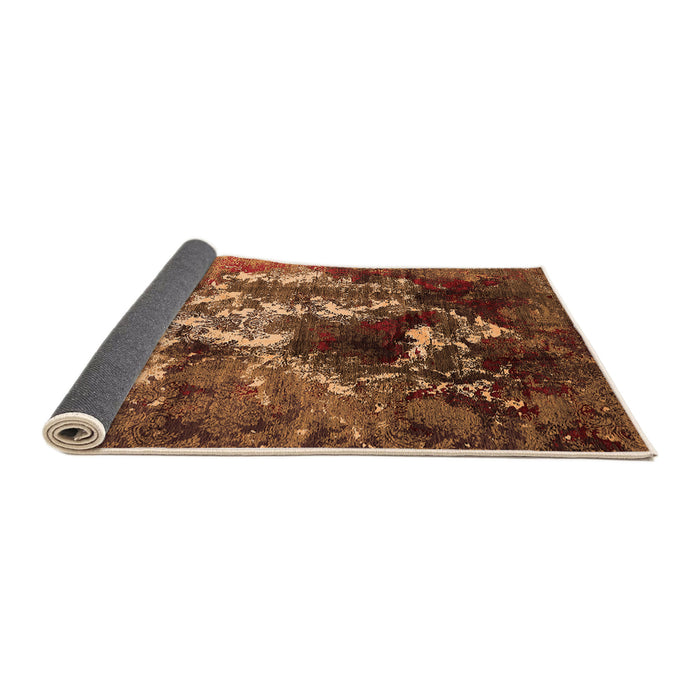 Sideview of Oriental Orange Industrial Rug, urb1431org