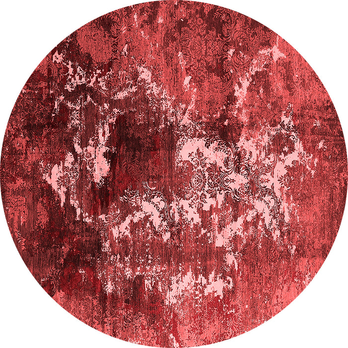 Machine Washable Oriental Red Industrial Rug, wshurb1431red