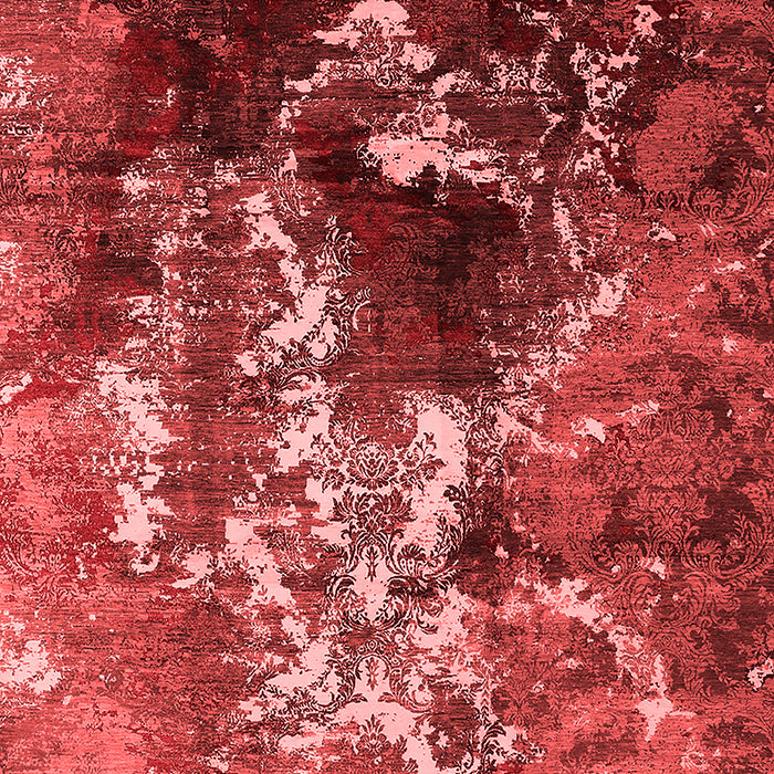 Machine Washable Oriental Red Industrial Rug, wshurb1431red