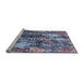 Sideview of Machine Washable Industrial Modern Purple Haze Purple Rug, wshurb1432