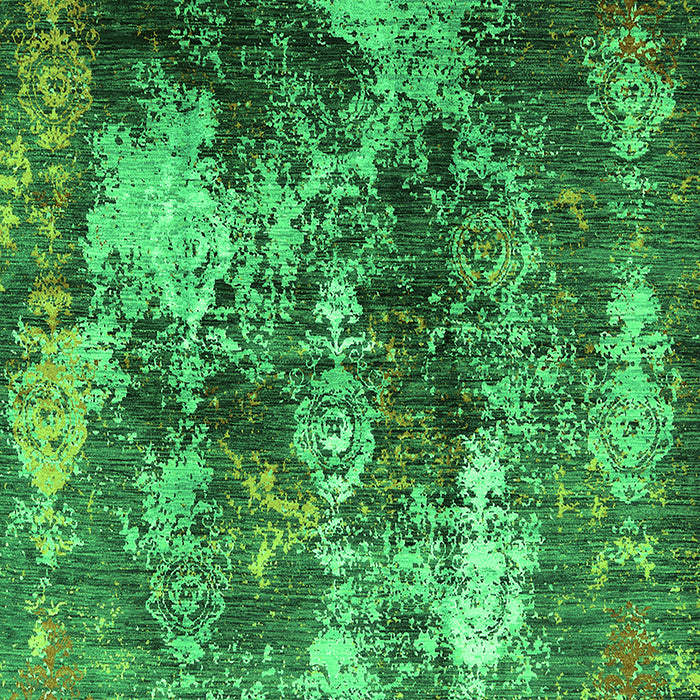 Oriental Green Industrial Rug, urb1432grn