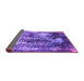 Sideview of Oriental Purple Industrial Rug, urb1432pur