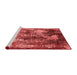 Industrial Red Washable Rugs