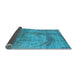 Sideview of Oriental Light Blue Industrial Rug, urb1433lblu