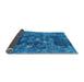 Sideview of Oriental Light Blue Industrial Rug, urb1434lblu