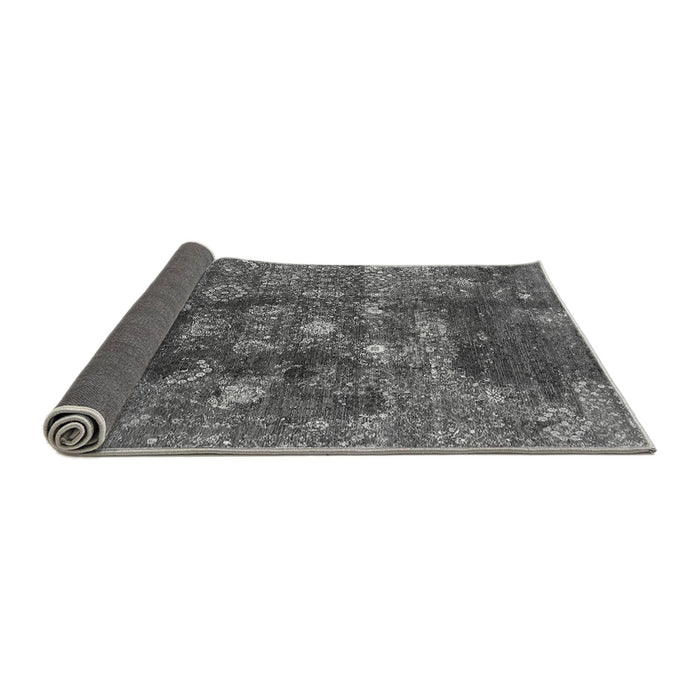 Sideview of Oriental Gray Industrial Rug, urb1434gry