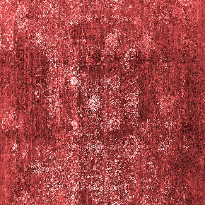 Machine Washable Oriental Red Industrial Rug, wshurb1434red