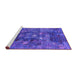 Sideview of Machine Washable Oriental Purple Industrial Area Rugs, wshurb1434pur