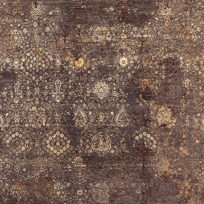 Oriental Brown Industrial Rug, urb1434brn