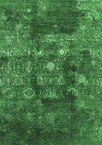 Oriental Emerald Green Industrial Rug, urb1434emgrn