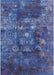 Mid-Century Modern Blue Oriental Rug, urb1434